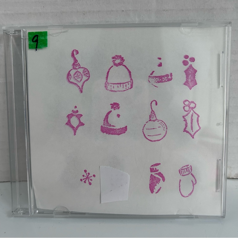 9️⃣Cling rubber stamps set #9 - 11 pcs